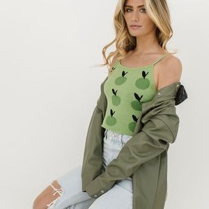 VERGE GIRL APPLE TOP